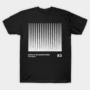 Porcupine / Echo & The Bunnymen / Minimal Graphic Artwork T-Shirt